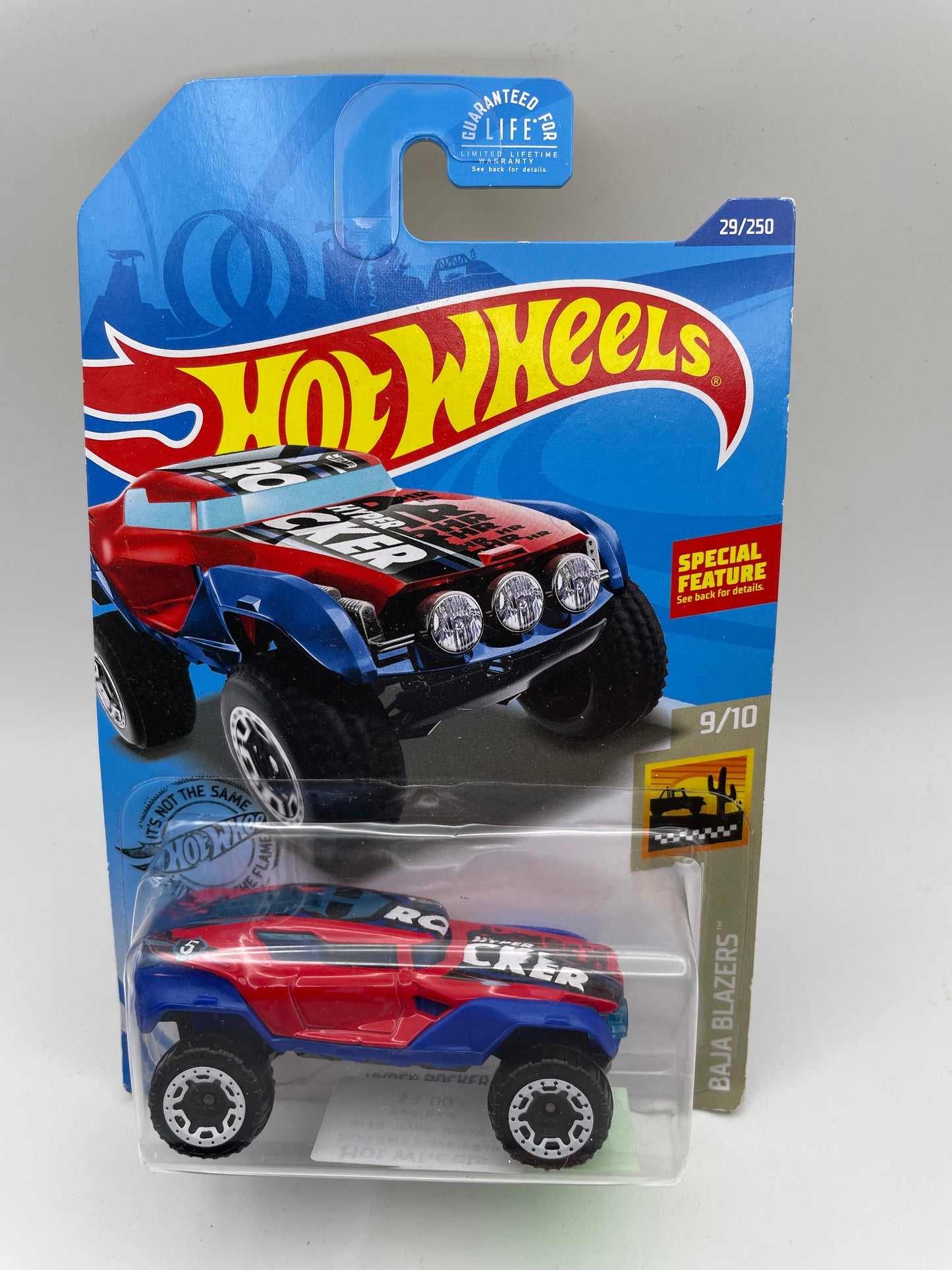 Hot Wheels - Baja Blazers - #29 9/10 Hyper Rocker Red/Blue 2020 #103277