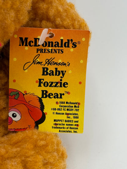 Muppets - McDonald’s - Baby Fozzie Bear Plush 1988 #104930