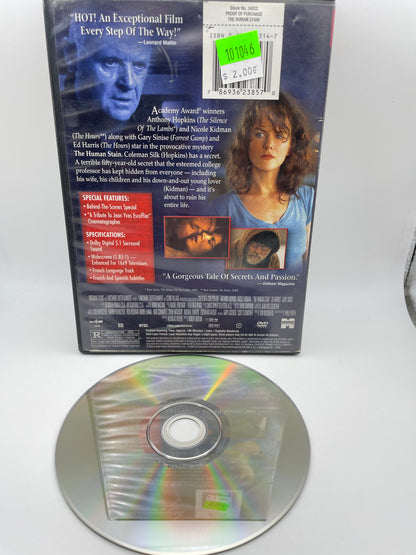 DVD - Human Stain 2003 #101046