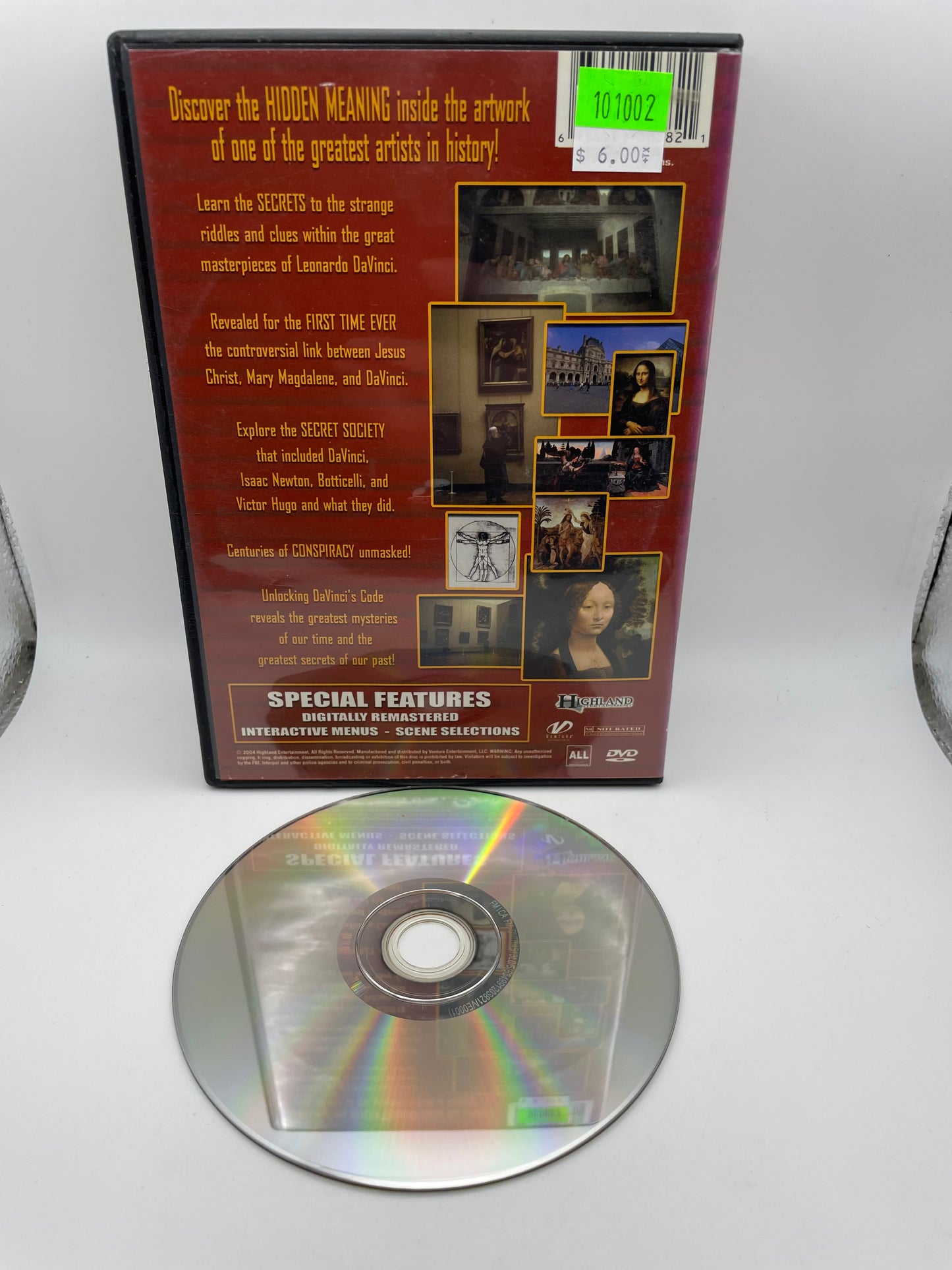 DVD - Unlocking DaVinci’s Code #101002