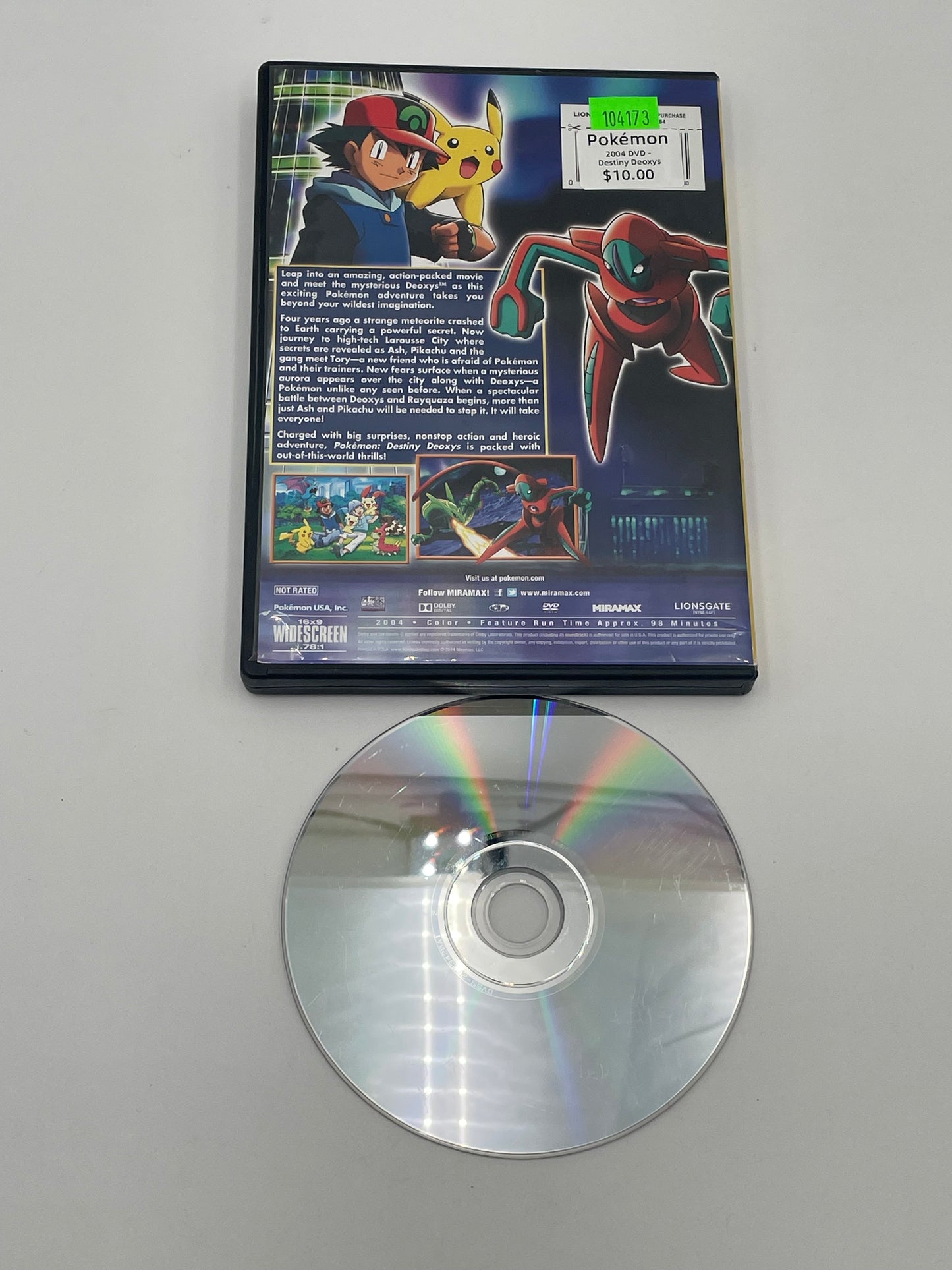 Pokémon - DVD - Destiny Deoxys 2004 #104173