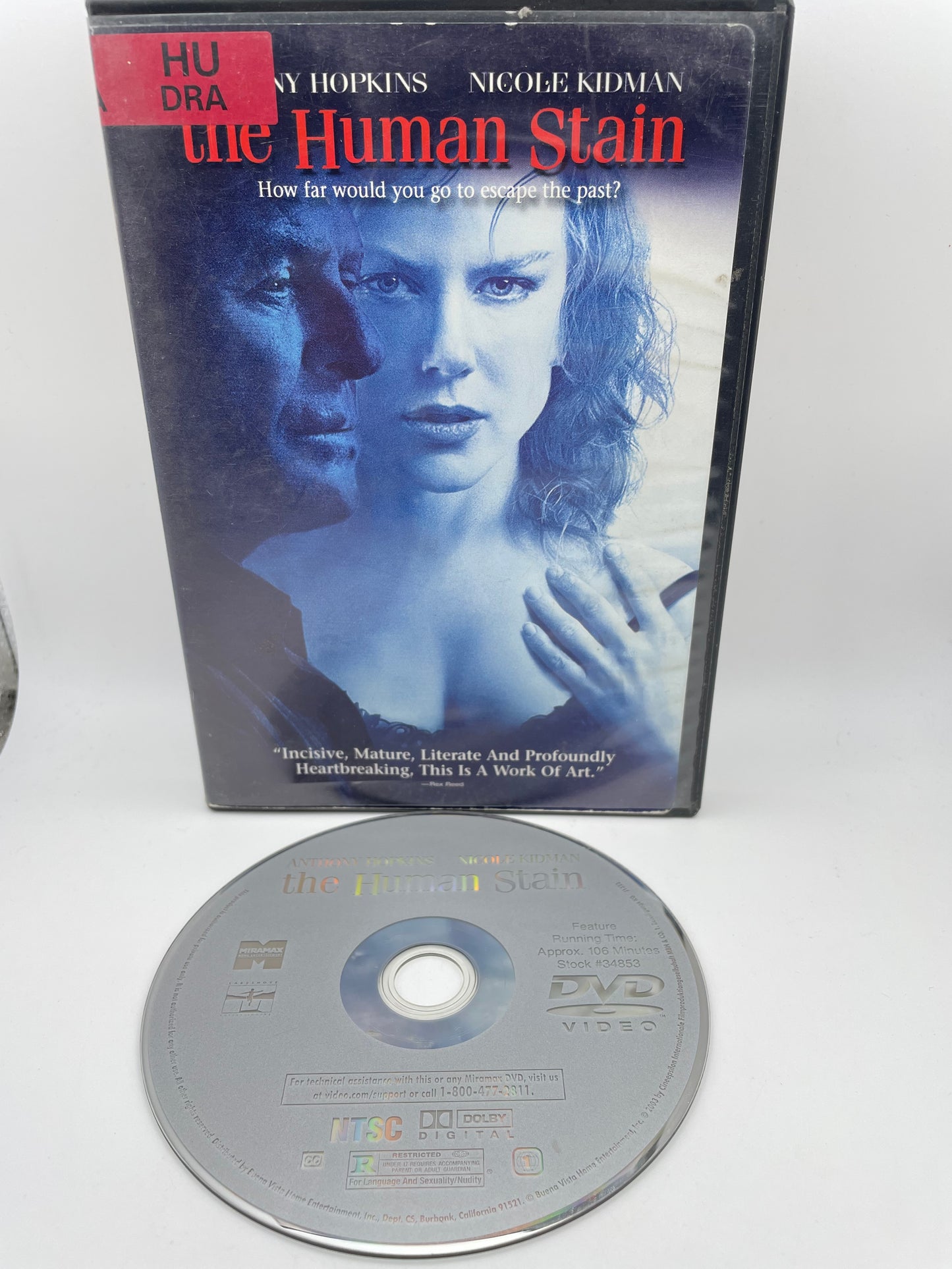 DVD - Human Stain 2003 #101046