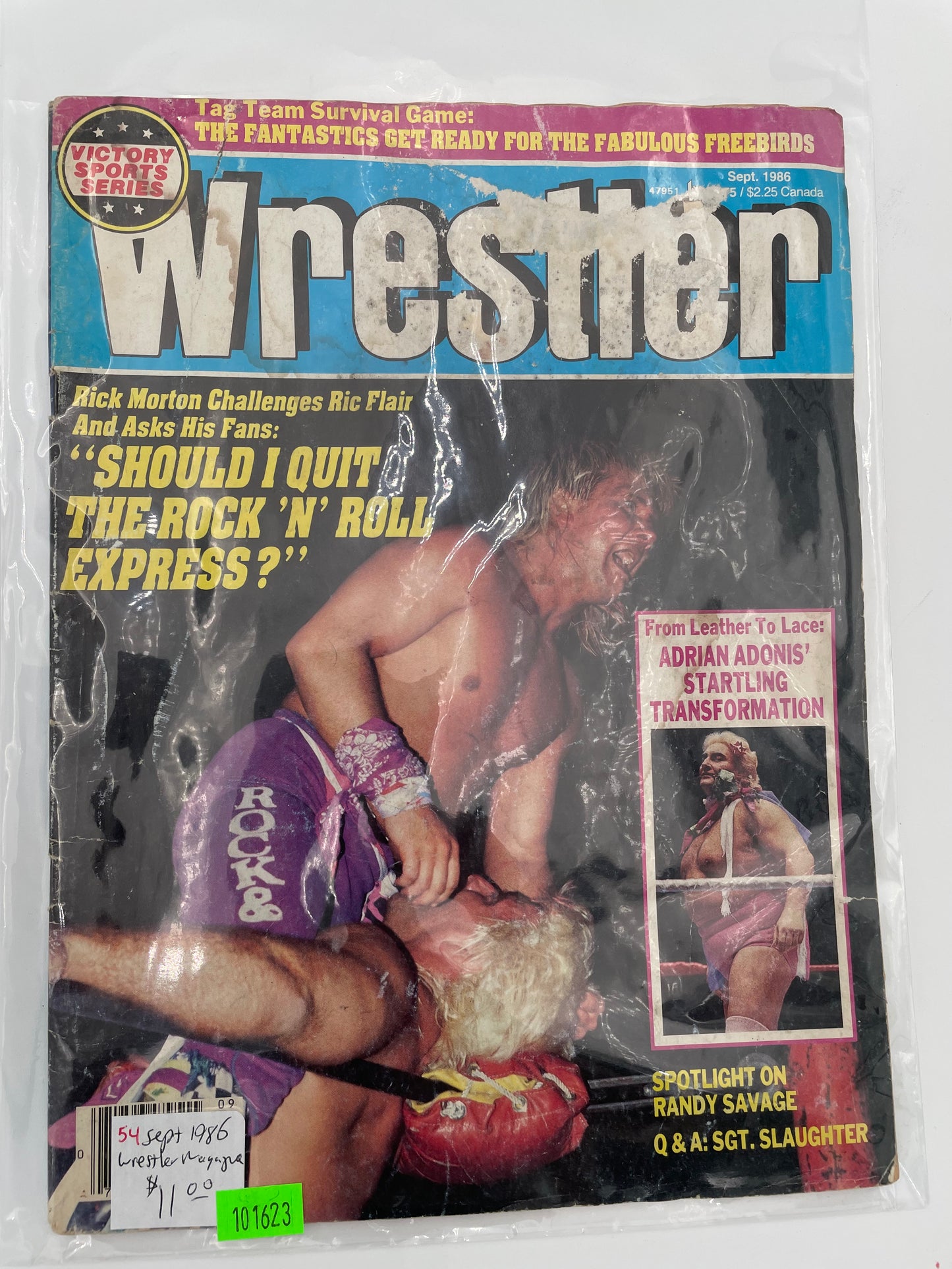 Victory Sports Wrestler Magazine - September 1986 #101623