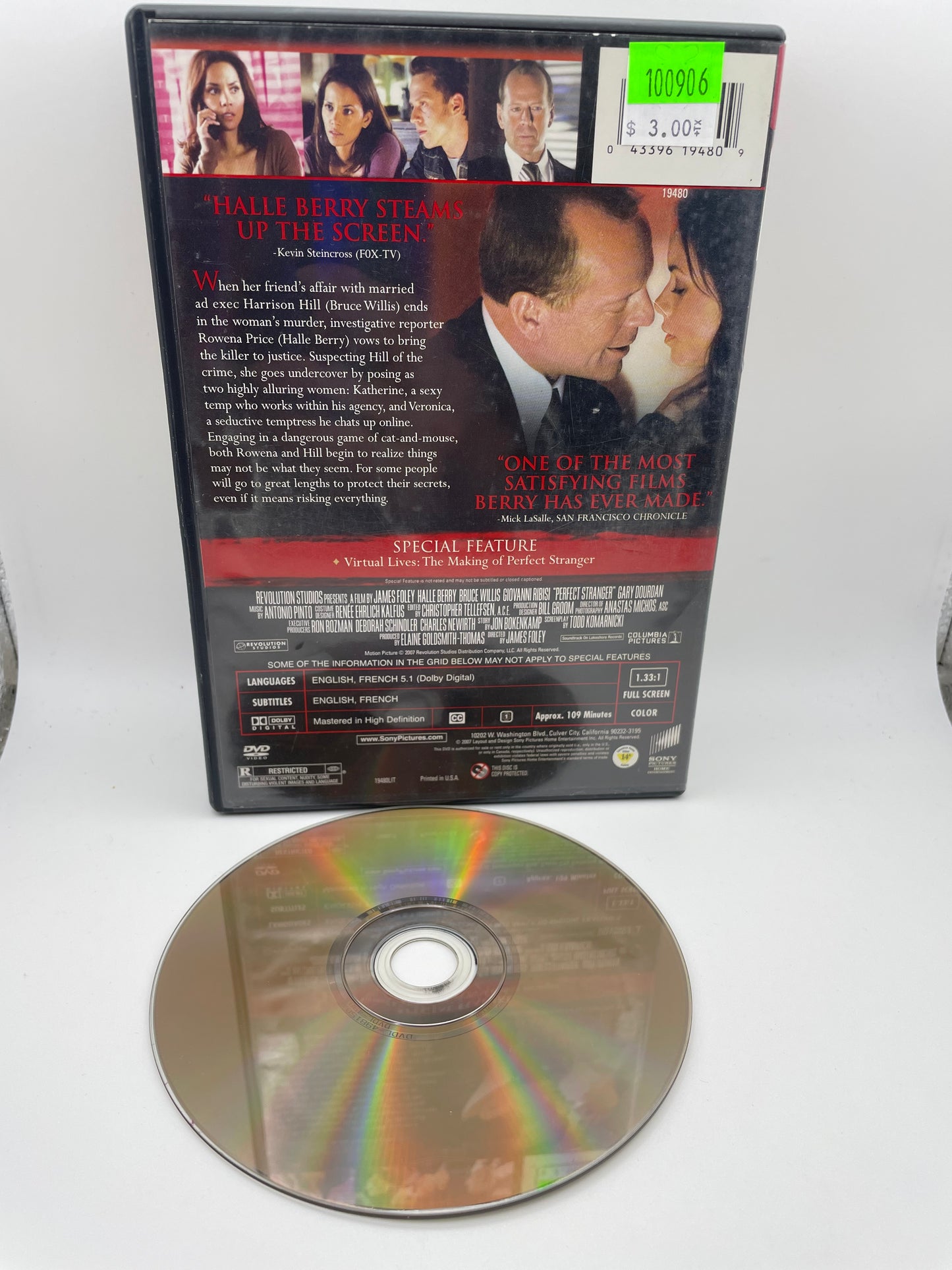 DVD - Perfect Stranger 2007 #100906