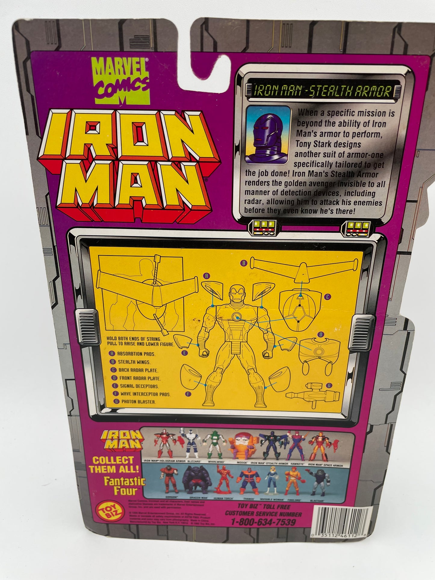 Marvel - Iron Man w/ Stealth Armor 1995 #103524