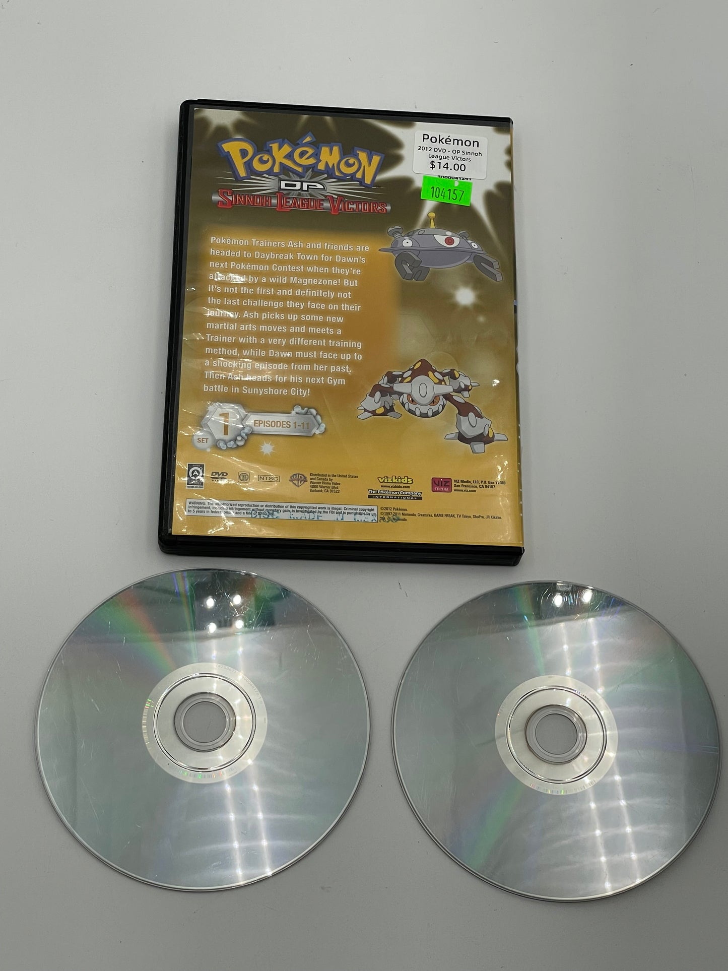 Pokémon - DVD - OP Sinnoh League Victors 2012 #104157