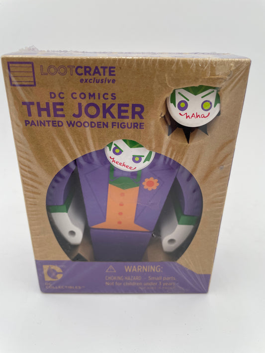 DC Loot Crate - The Joker Wood Figure 2015 #100338