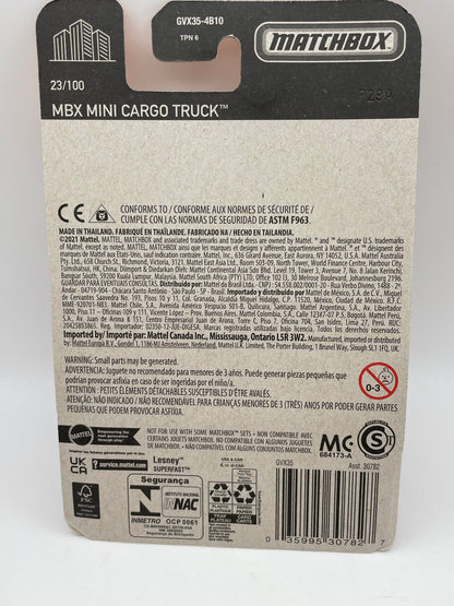 Matchbox - MBX Mini Cargo Truck 23/100 - 2021 #103380