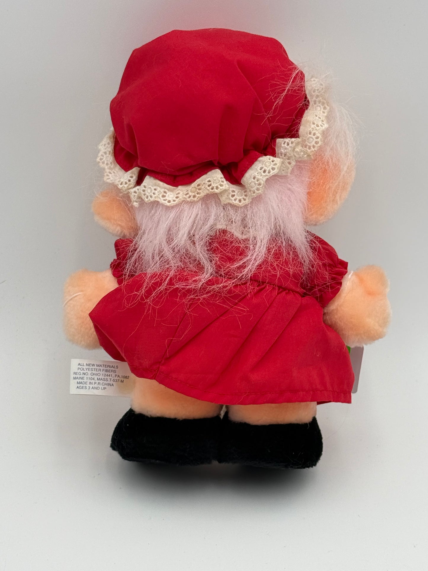 Trolls - Mrs Santa Claus Trollope Plush 1992 #104929