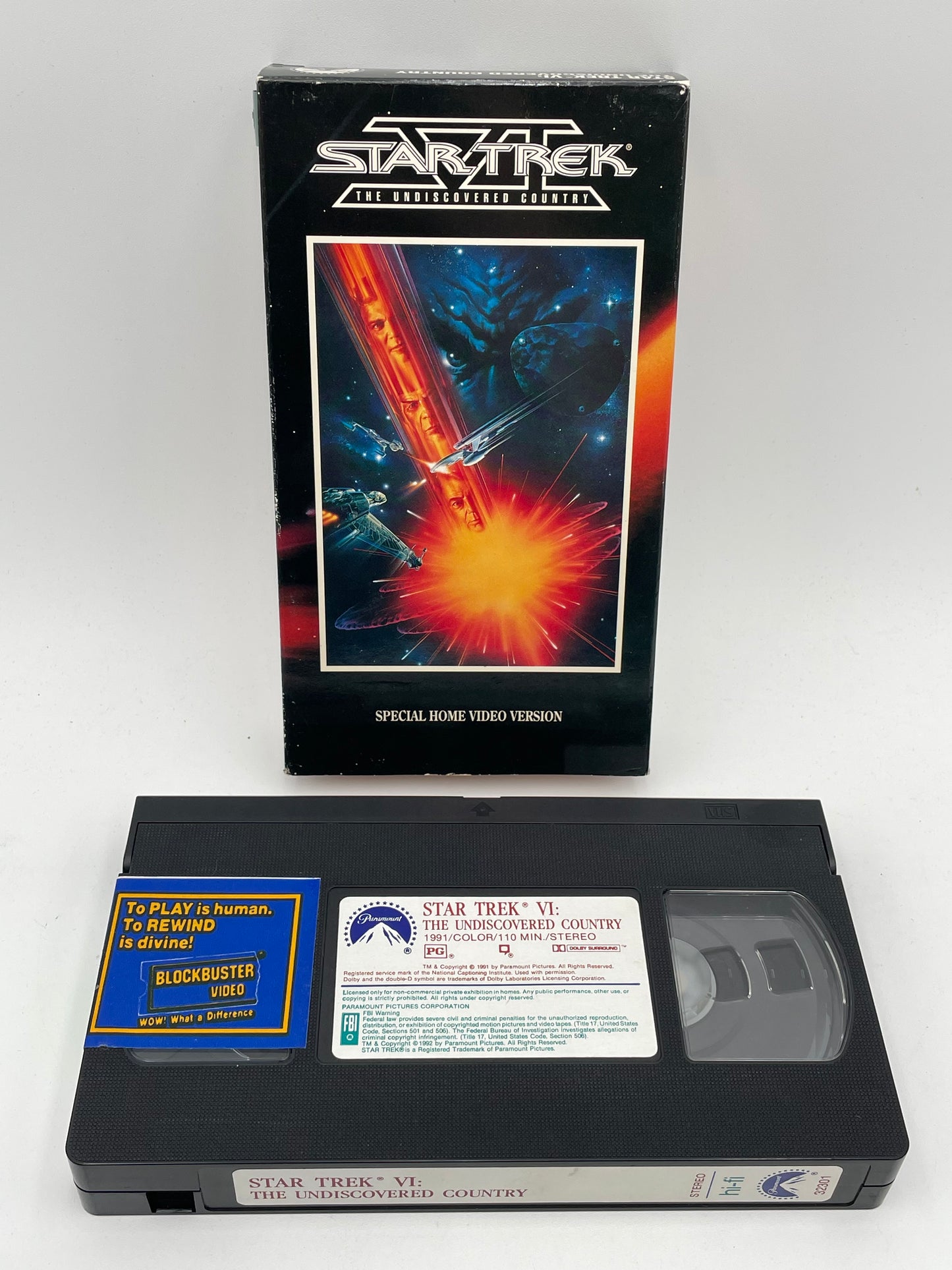 Star Trek - VHS - Star Trek VI The Undiscovered Country 1992 #104526