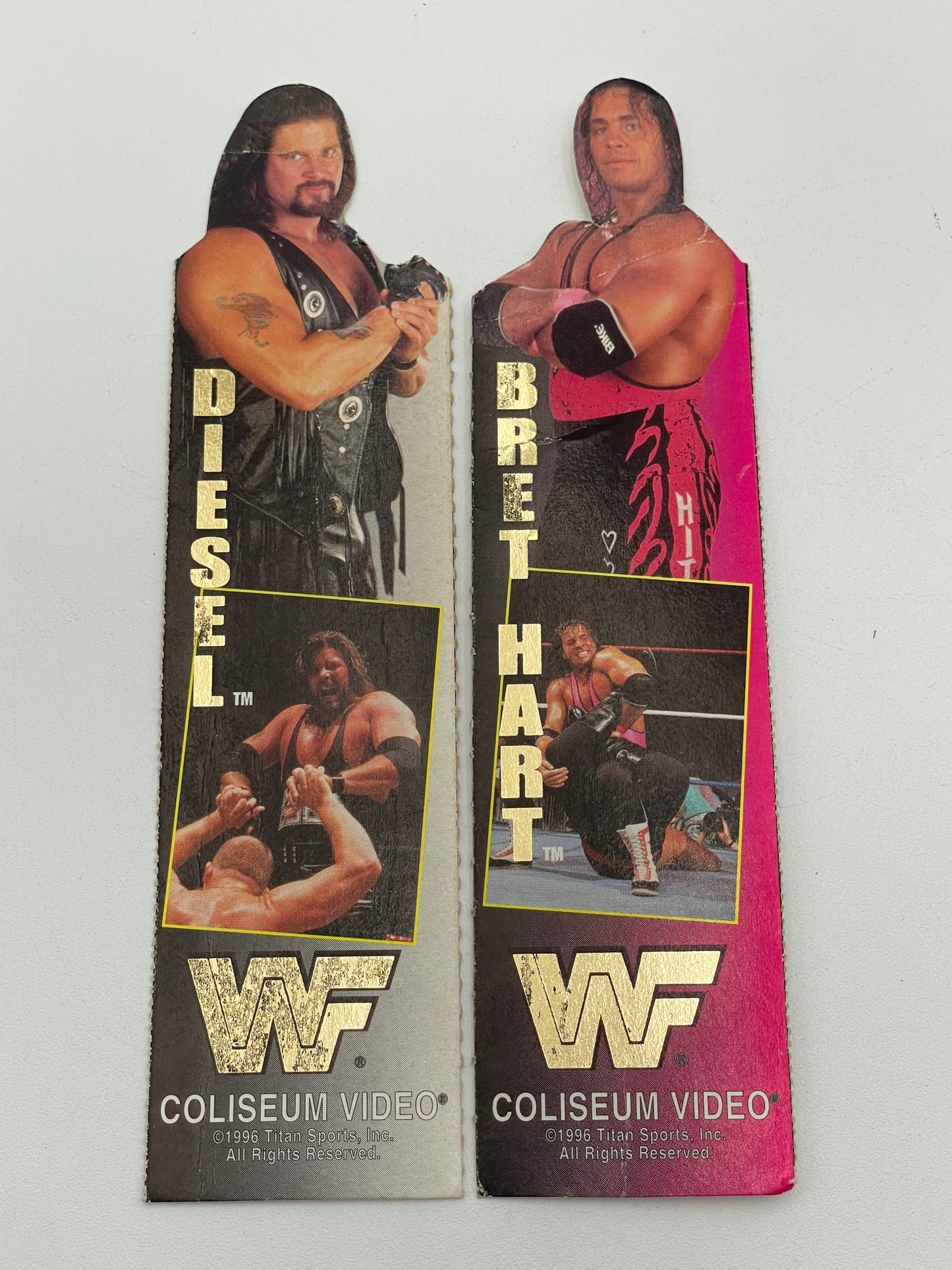 WWF - Coliseum Video Bookmarks - Bret Hart & Diesel #104020