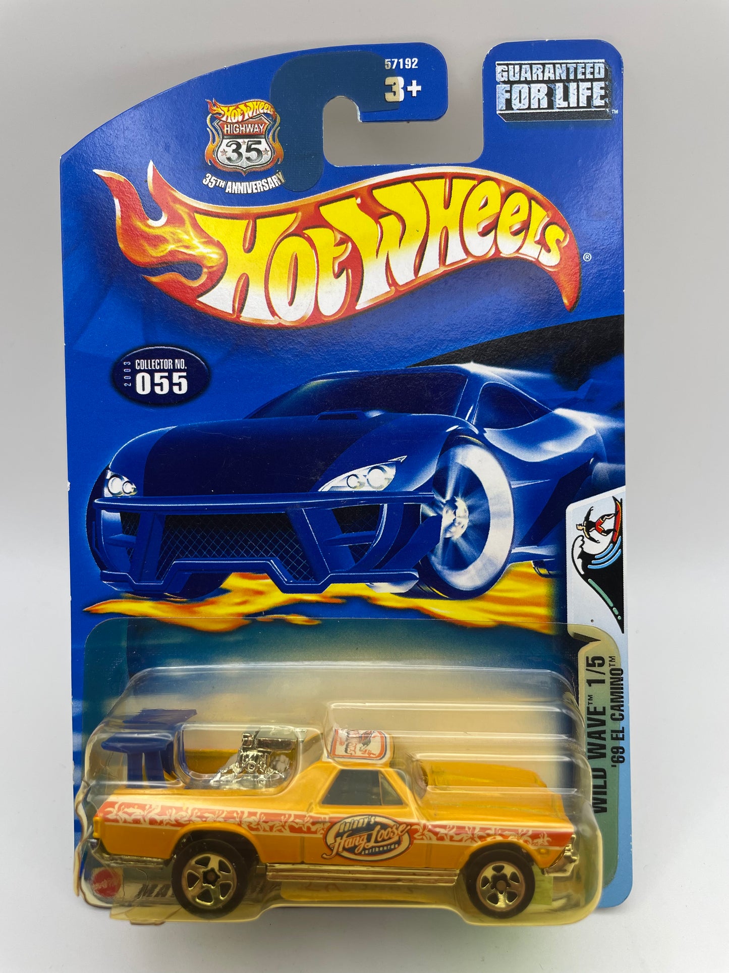 Hot Wheels - ‘69 El Camino #055 - 2002 #101957