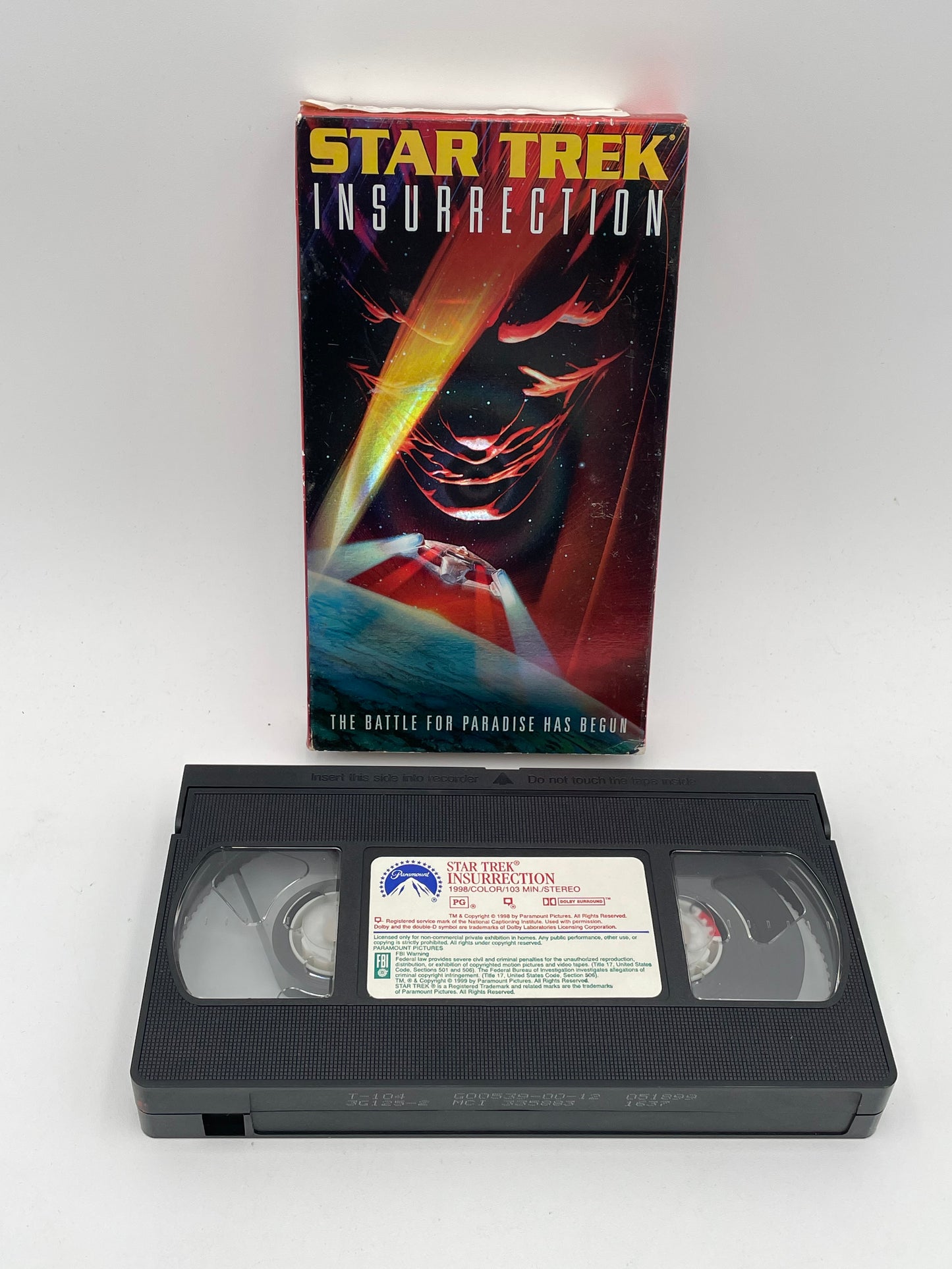 Star Trek - VHS - Star Trek Insurrection 1999 #104527