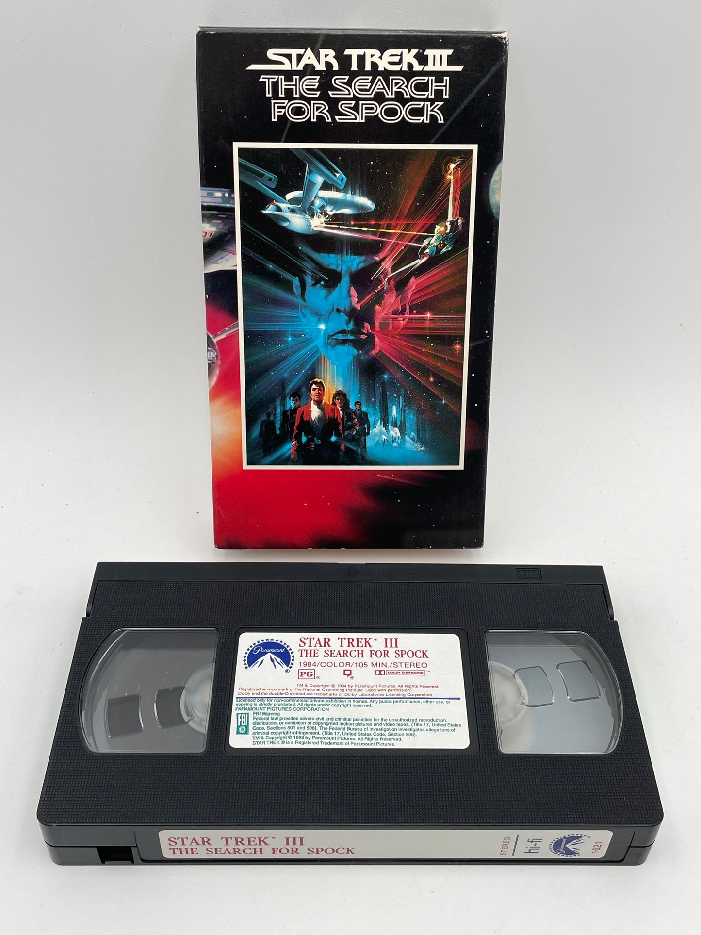 Star Trek - VHS - Star Trek III The Search for Spock 1991 #104525