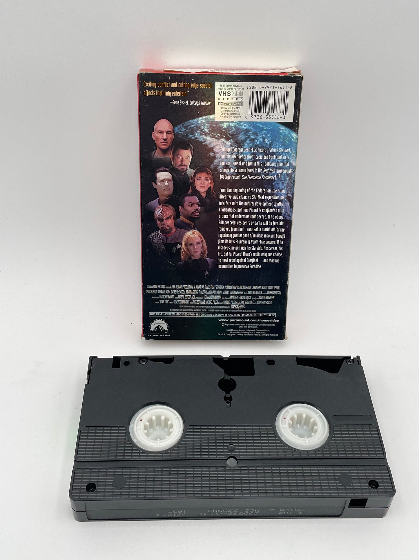 Star Trek - VHS - Star Trek Insurrection 1999 #104527