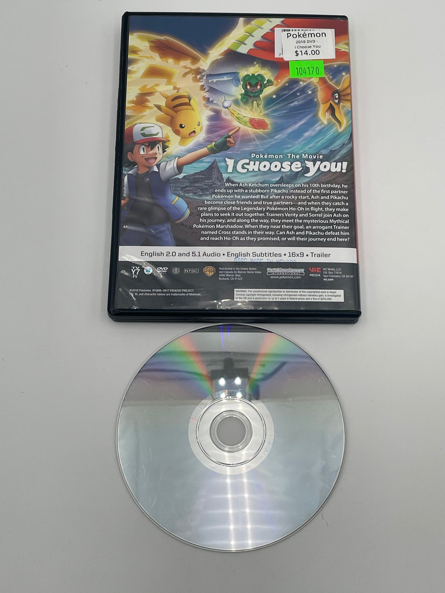 Pokémon - DVD - I Choose You 2018 #104170