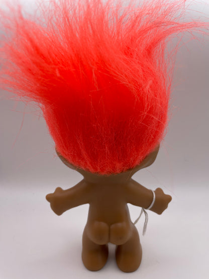 Trolls - Naked Blue Star Gem - Orange Hair #101096