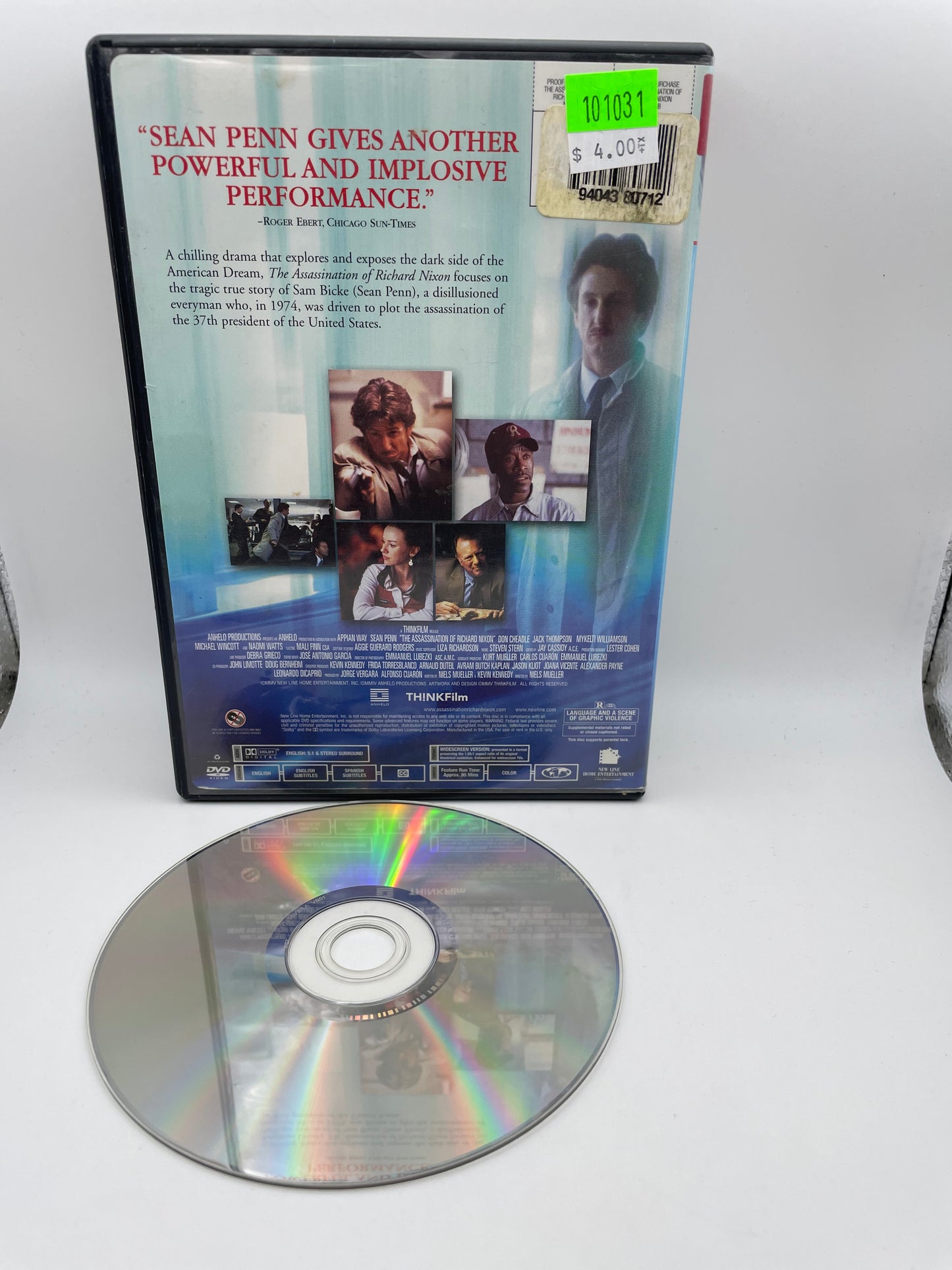 DVD - Assassination of Richard Nixon 2004 #101031