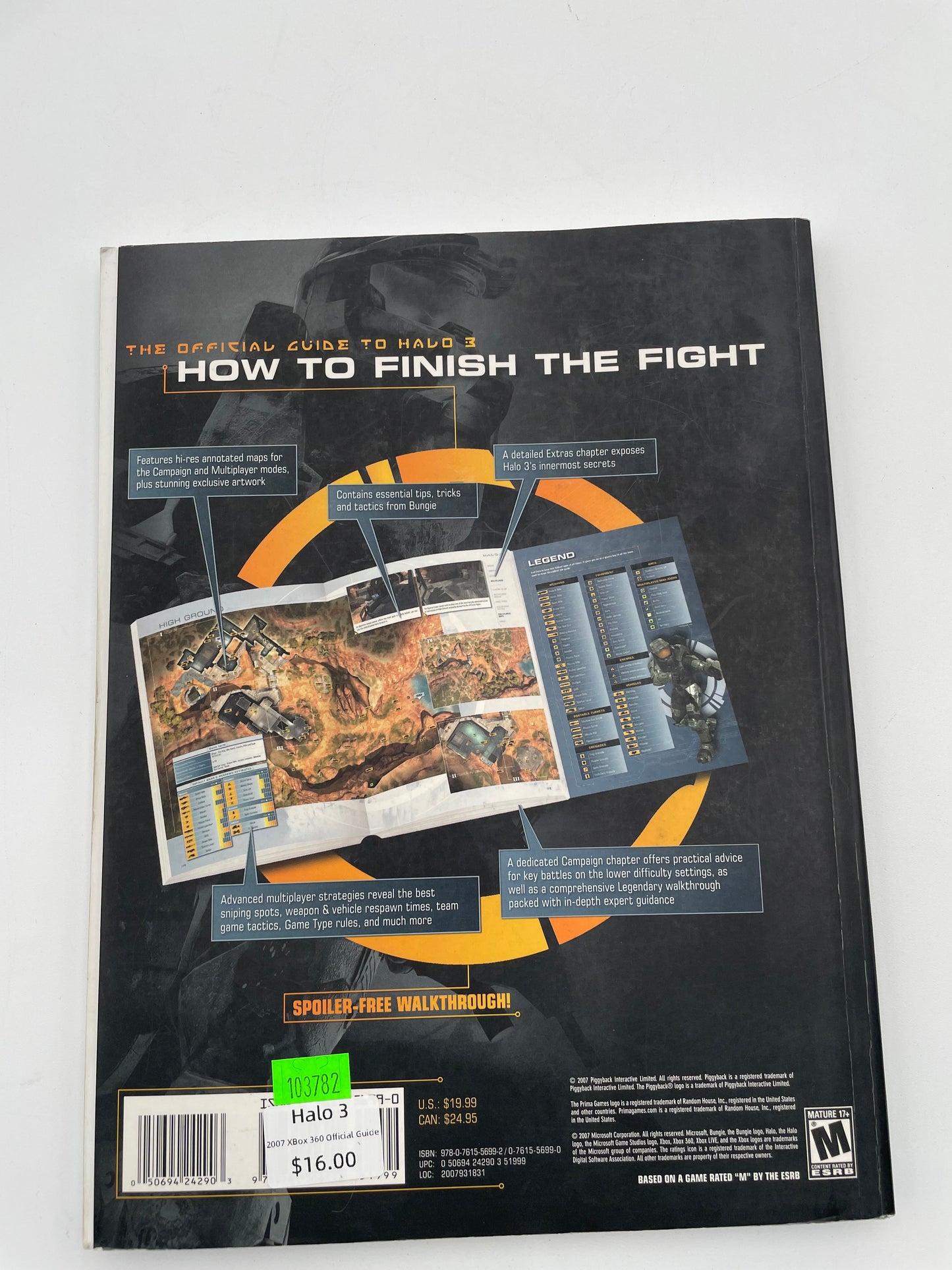 Halo 3 - XBox 360 Official Guide Book 2007 #103782