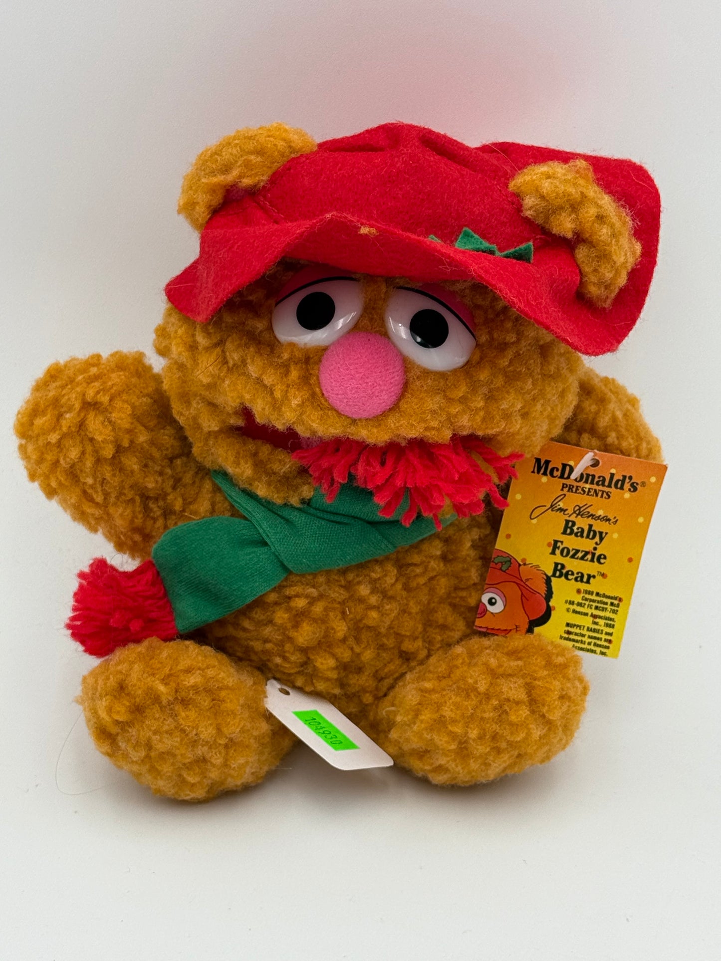 Muppets - McDonald’s - Baby Fozzie Bear Plush 1988 #104930