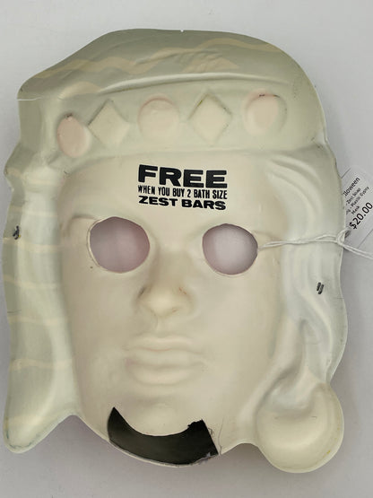 Zest Soap Advertising - Plastic Gypsy Mask 60s/70s #104564