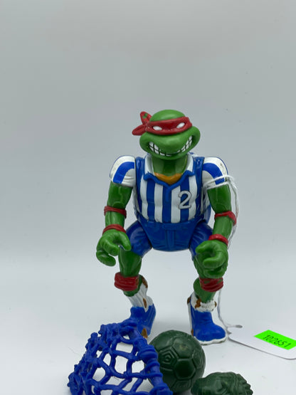 TMNT - Sewer Sports Shell Kickin’ Raph w/ accessories 1991 #102651