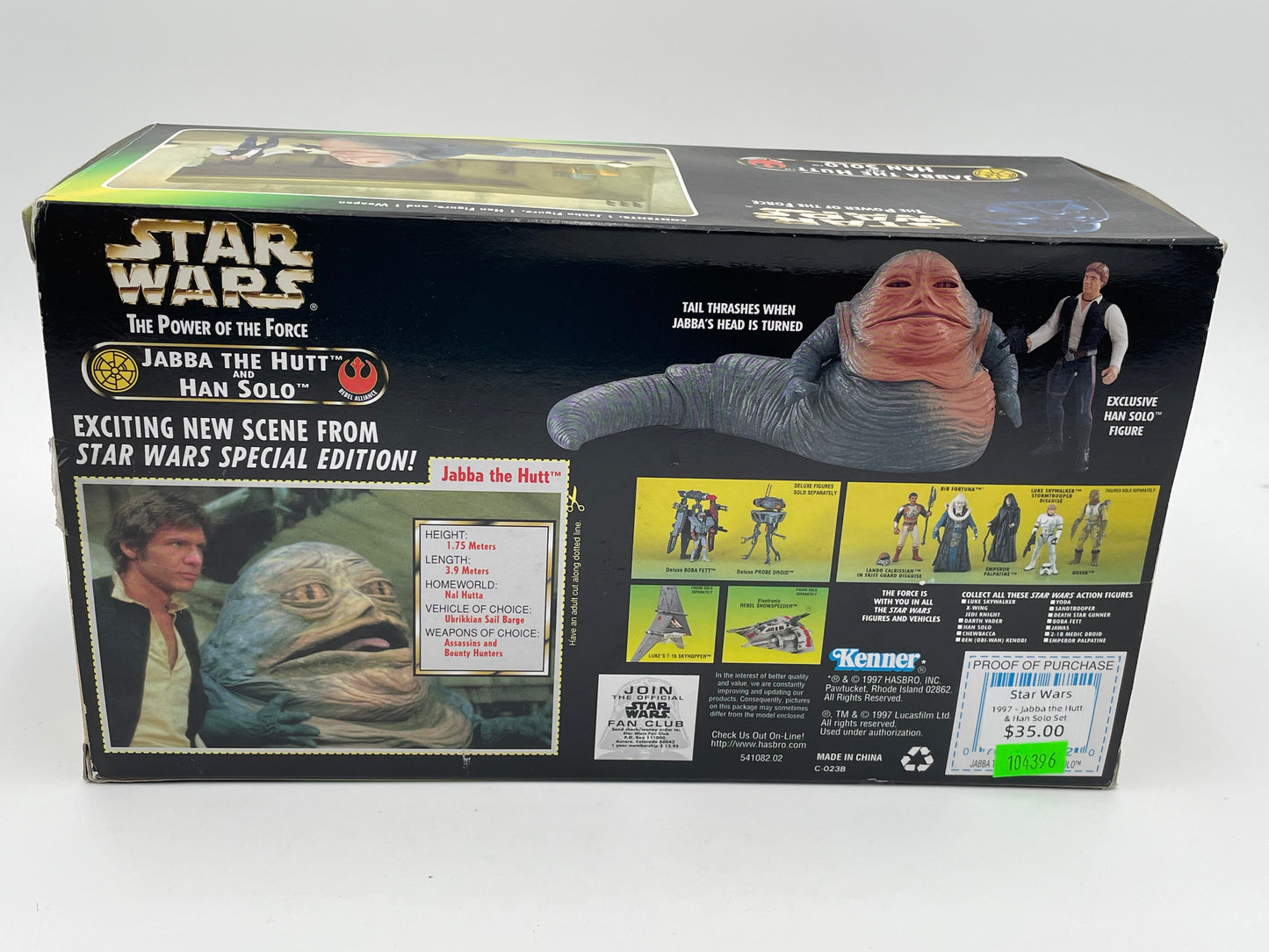 Star Wars - Jabba the Hut / Han Solo Set 1997 #104396