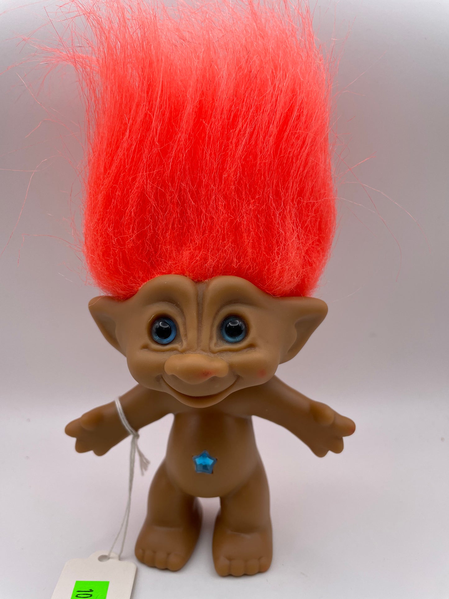 Trolls - Naked Blue Star Gem - Orange Hair #101096