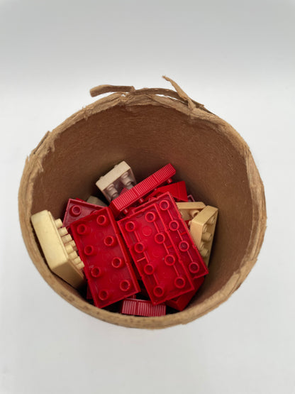 American Plastic Bricks- Tube of Bricks 1950’s #104549