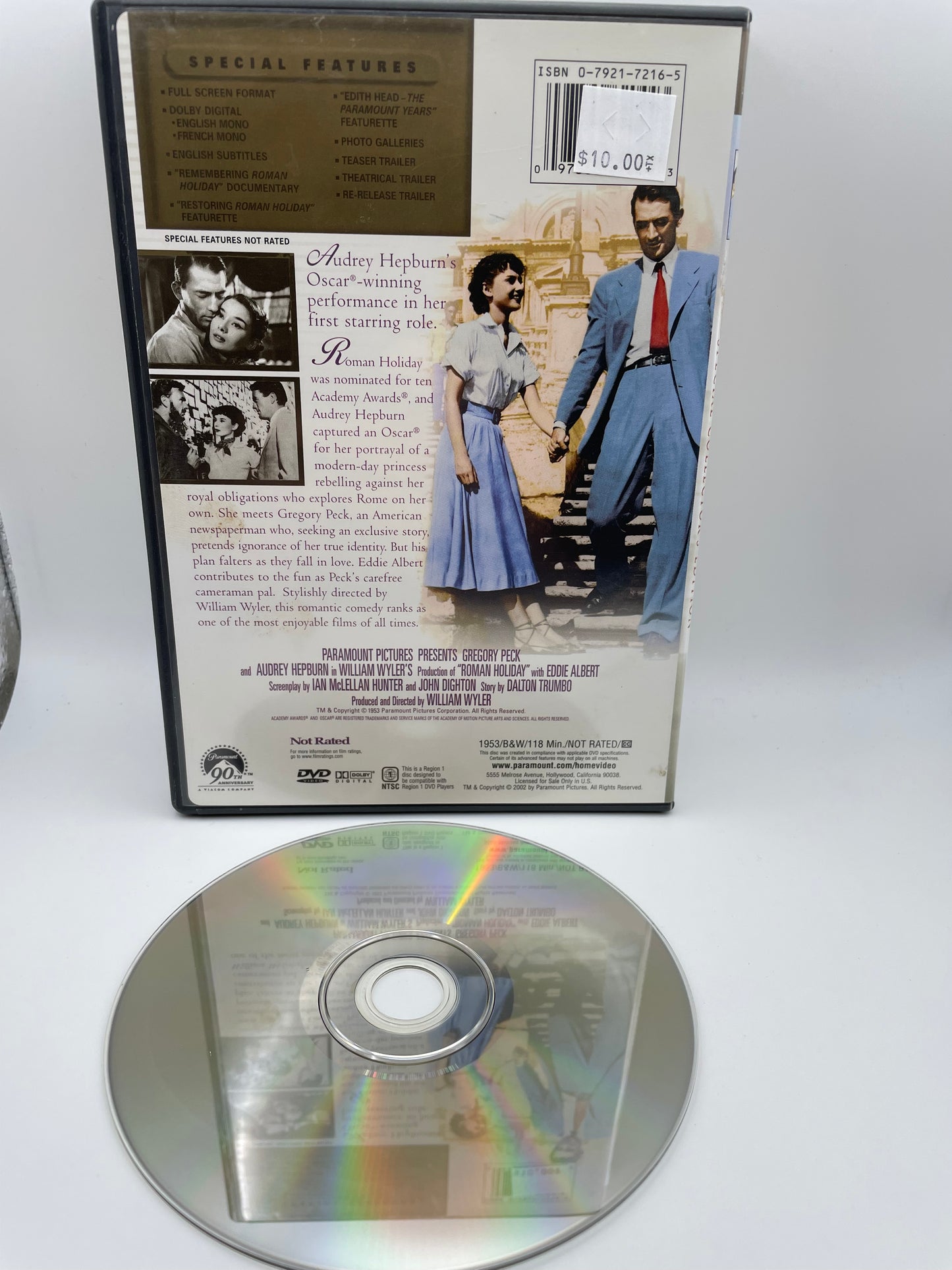 Dvd - Roman Holiday 2002 #100627