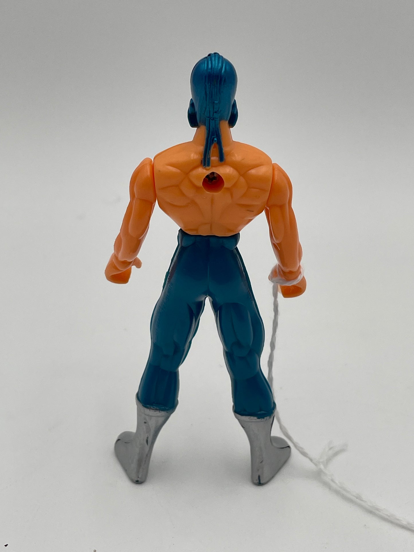 Hard Plastic Blue Vintage Wrestler #104008