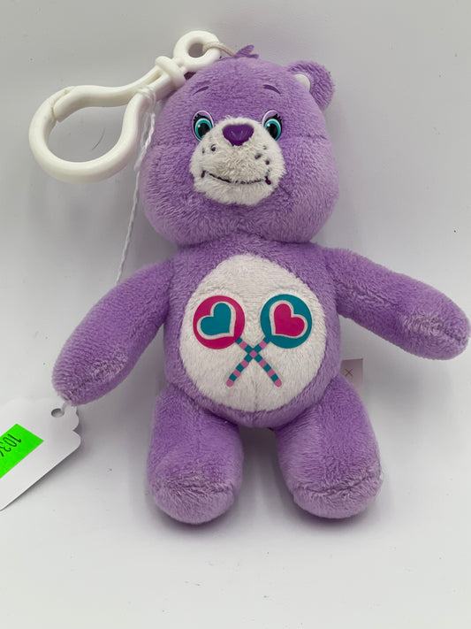 Care Bear - Share Bear Keychain Plush 2015 #103698