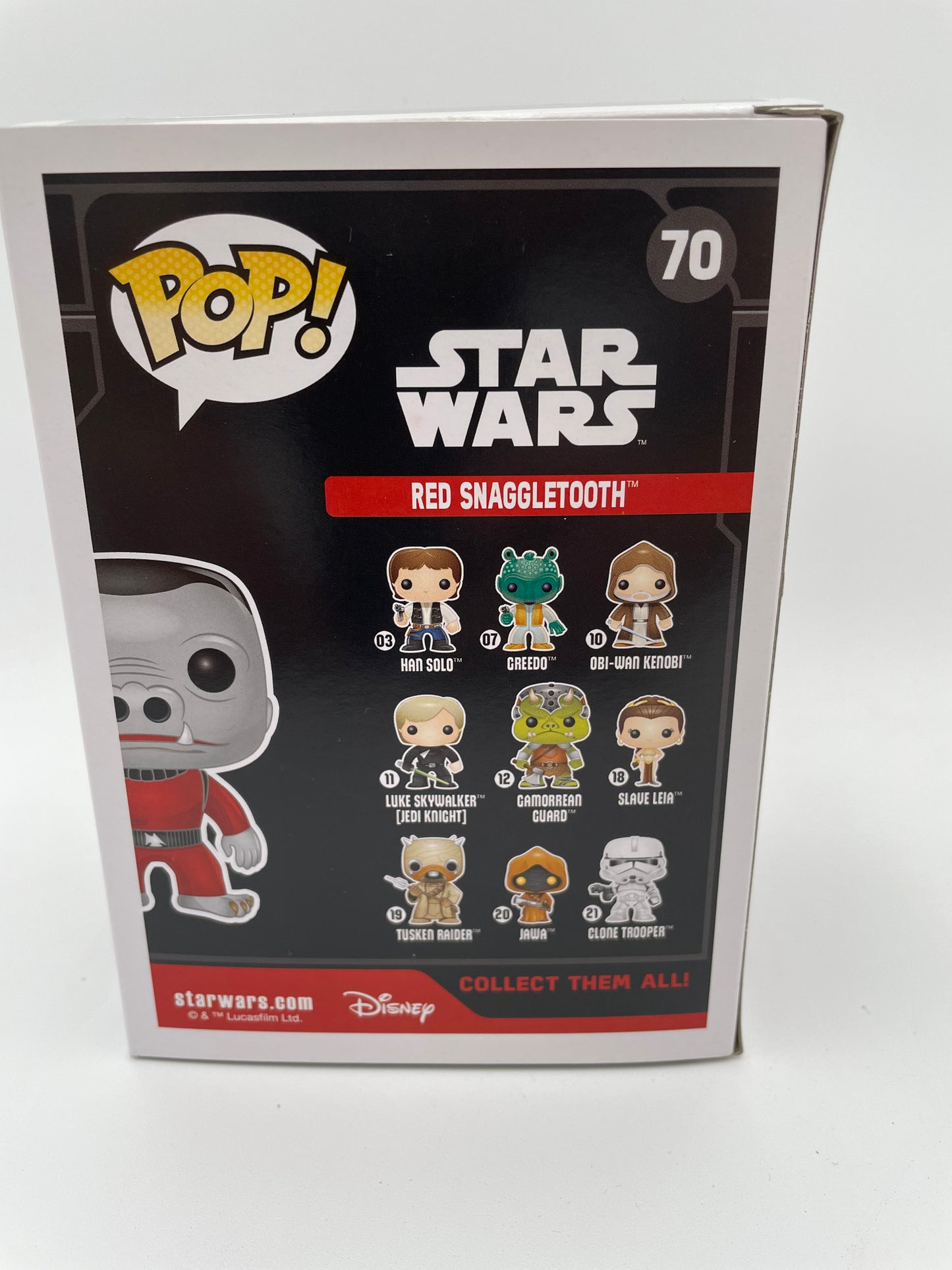 Star Wars - Funko Pop 70 - Red Snaggletooth 2016 #102727