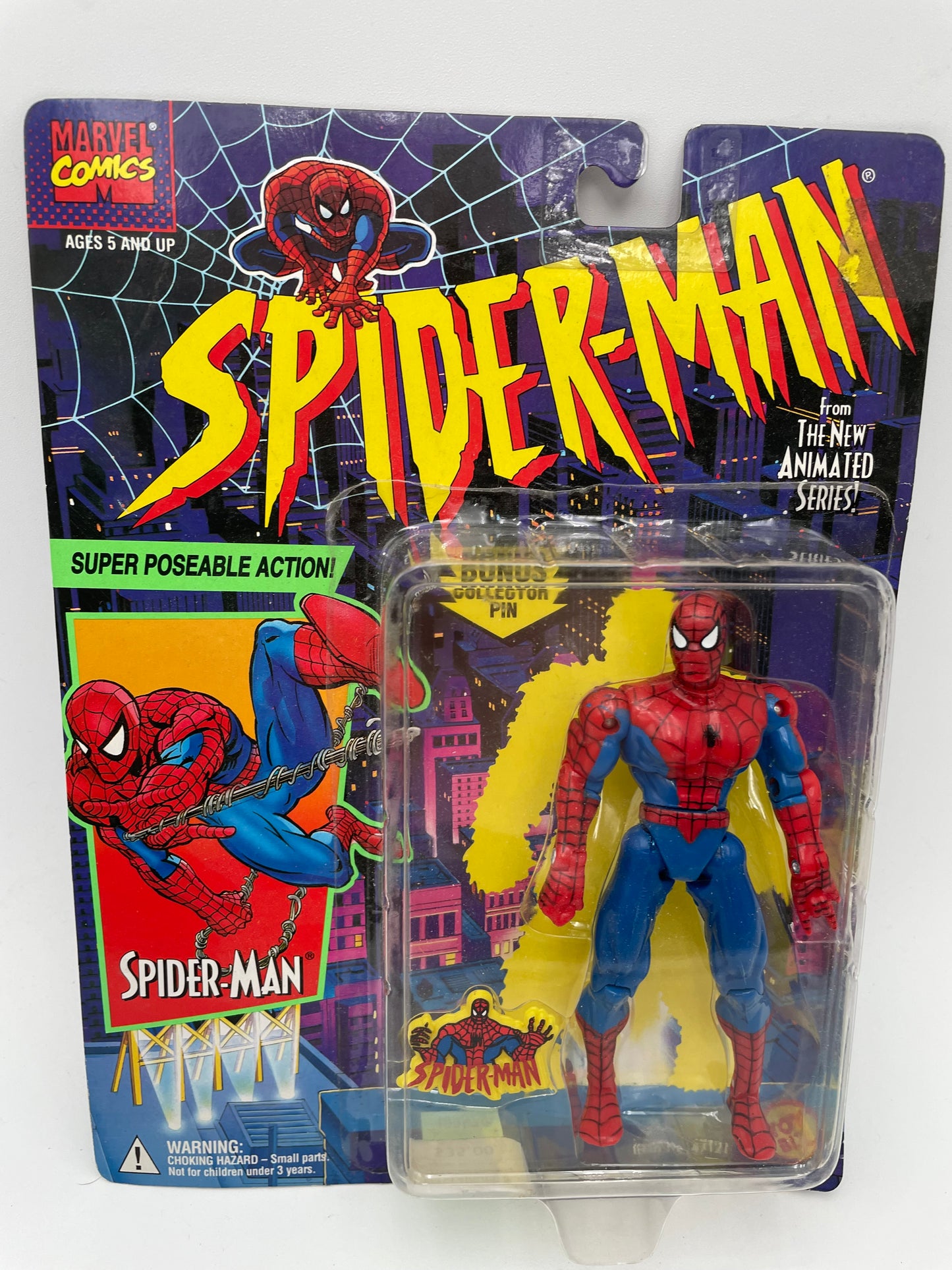 Marvel - Amazing Spider-Man - Super Posable Action Spider-Man 1994 #103529