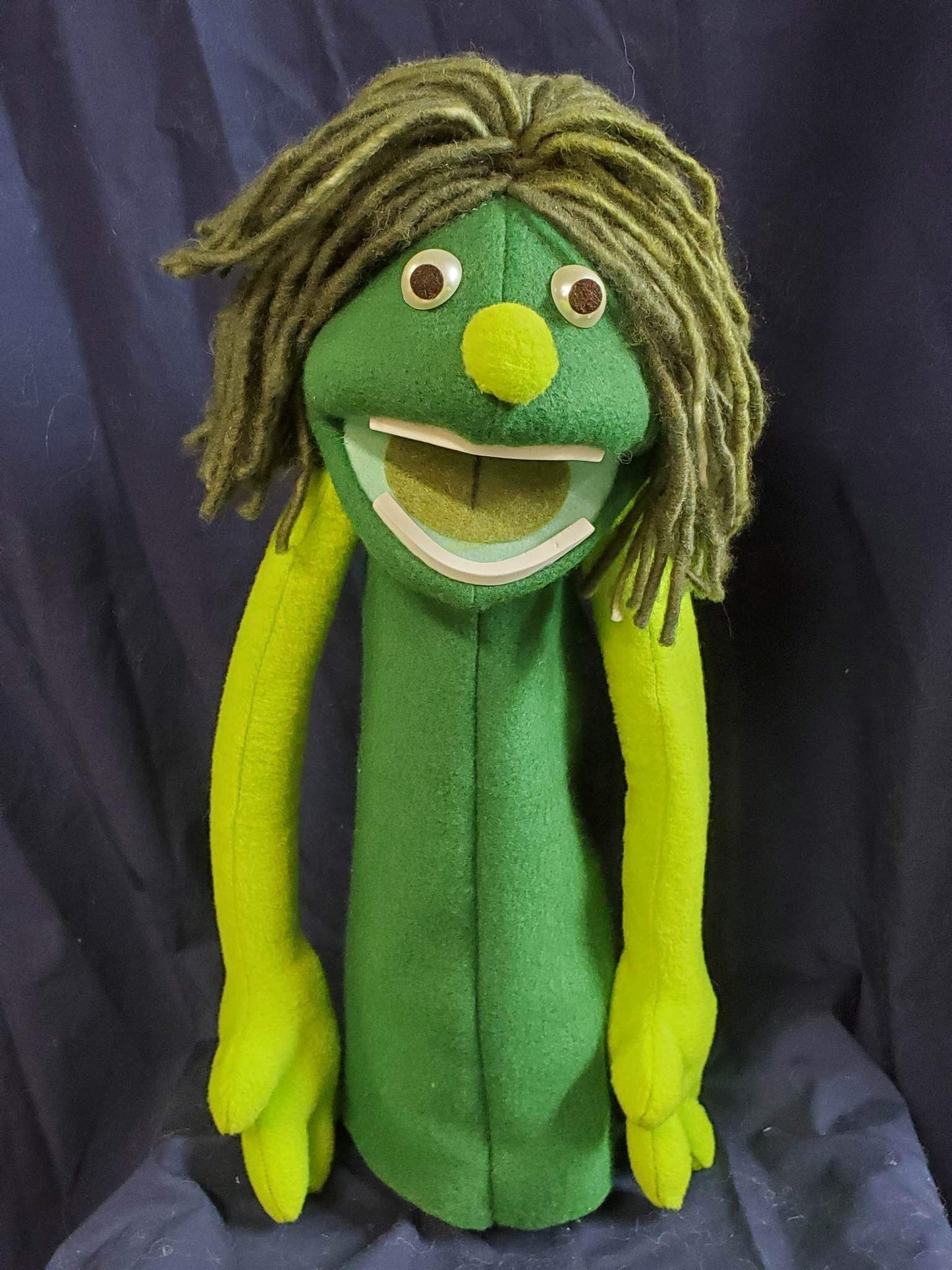 All Green Puppet